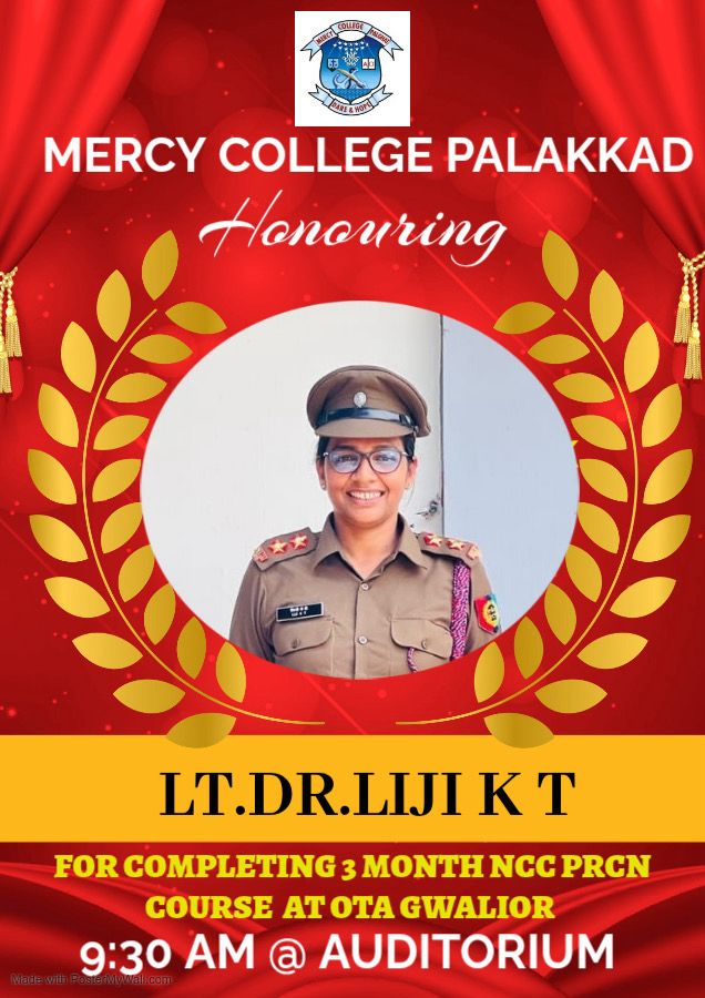 LT.DR.LIJI.KT - FOR COMPLETING 3 MONTH NCC PRCN COURSE
